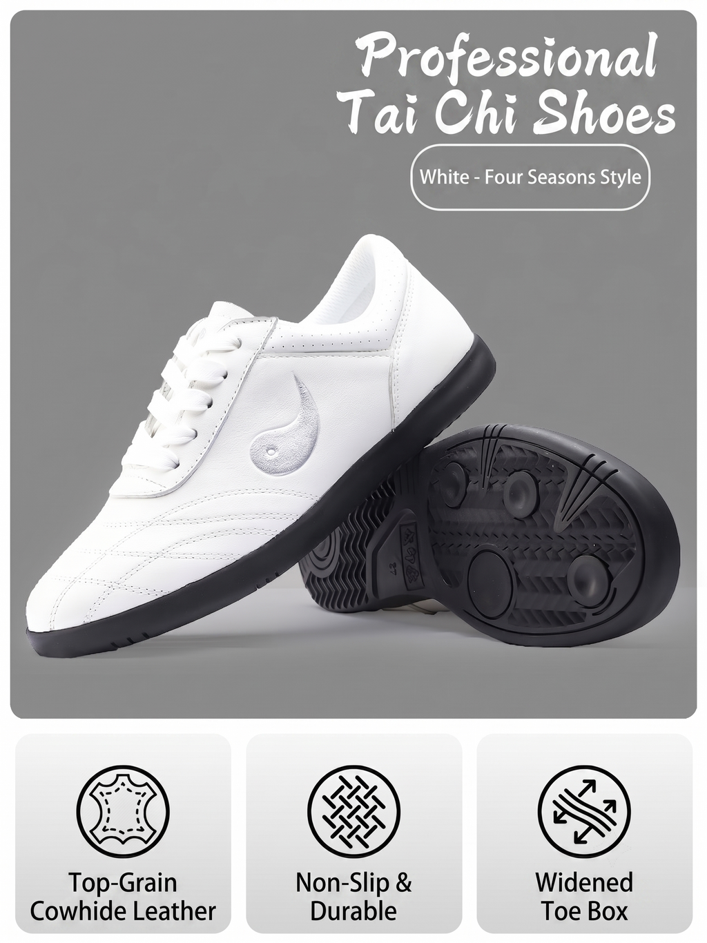 Leather Tai Chi Shoes — Rooted in Every Step