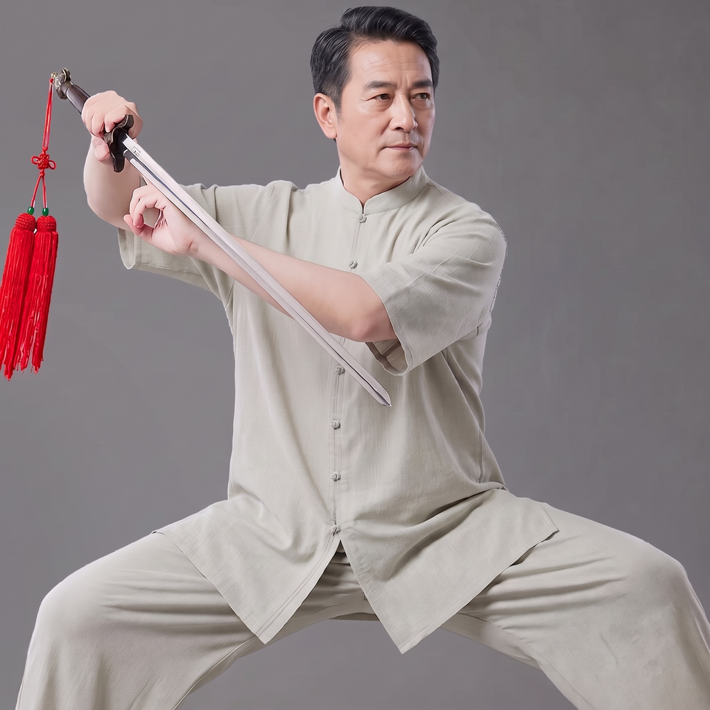 Linen Tai Chi Suit – Lightweight Summer Wear