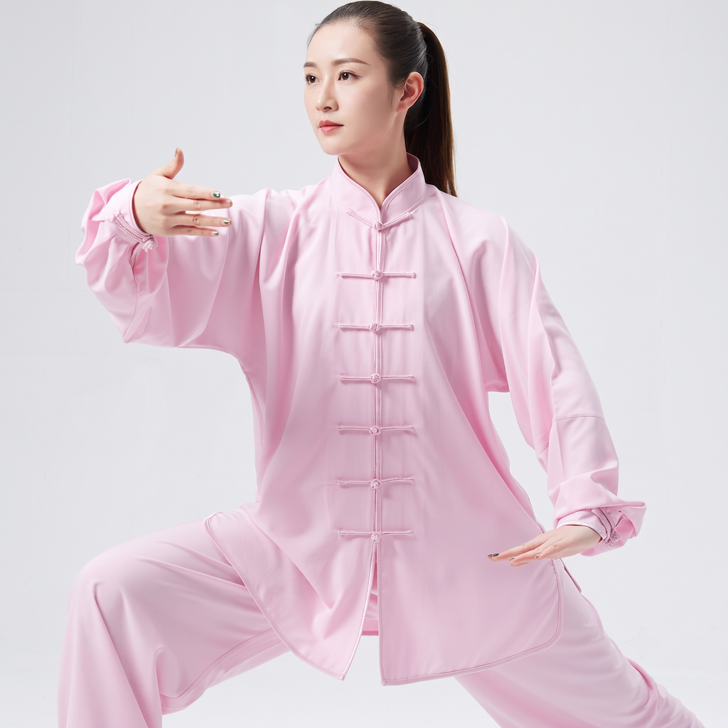 Heritage Flow | Handmade Knot-Button Tai Chi & Zen Meditation Suit