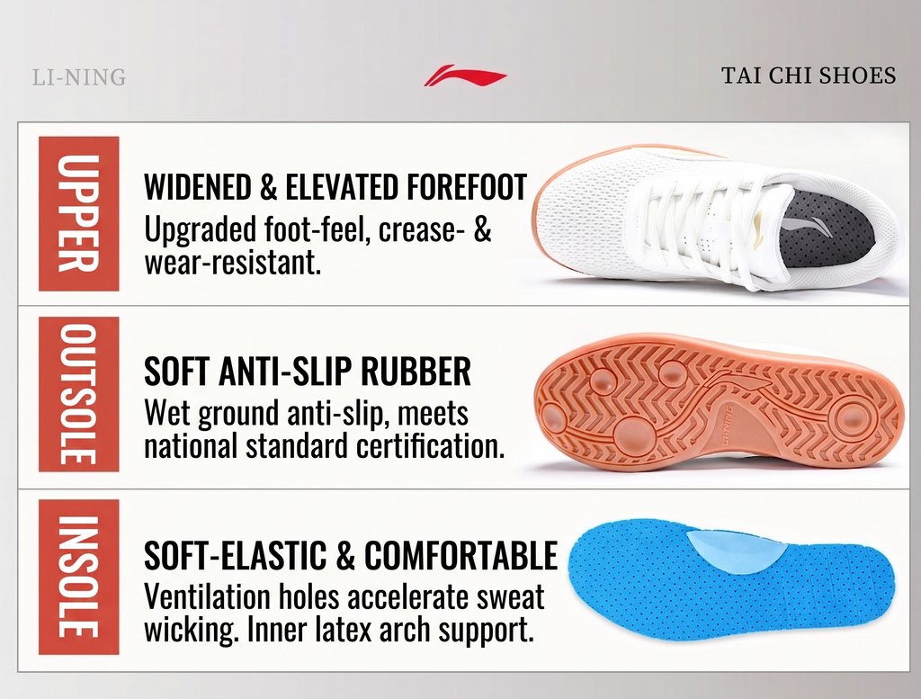 Li-Ning Tai Chi Shoes: Rooted in Stillness
