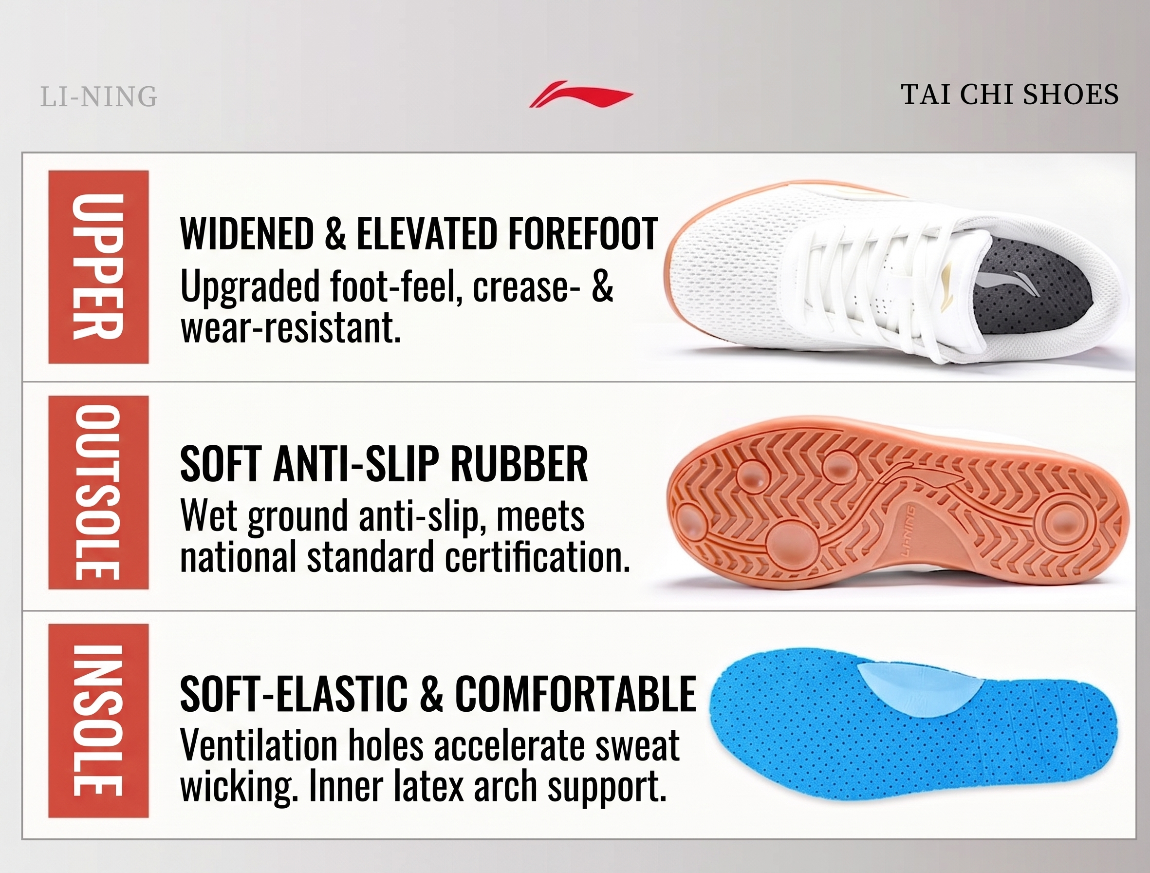 Li-Ning Tai Chi Shoes: Rooted in Stillness