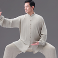 Linen Tai Chi Suit – Lightweight Summer Wear