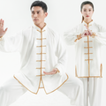 Heritage Flow | Handmade Knot-Button Tai Chi & Zen Meditation Suit
