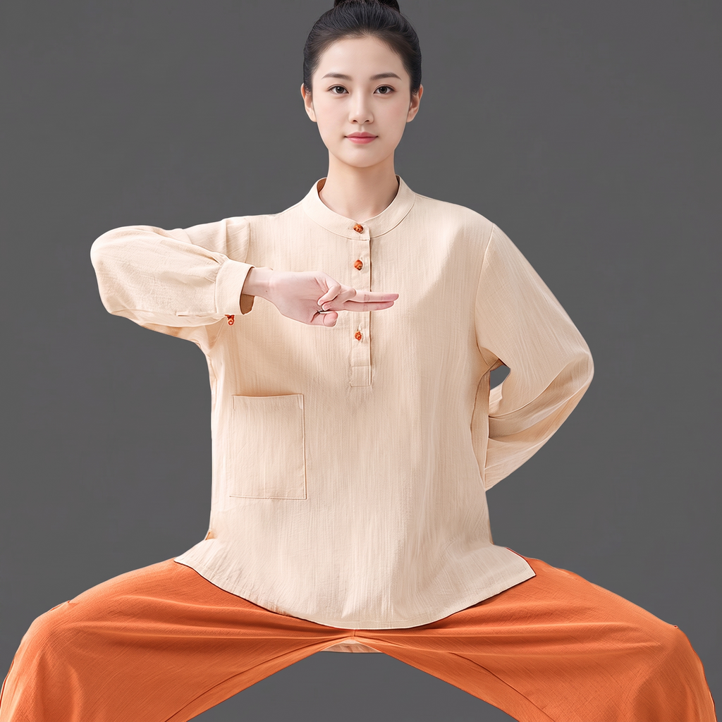 Ramie-Cotton Tai Chi Suit — Woven in Clouds